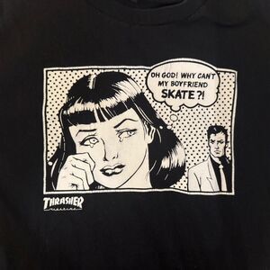 Thrasher Men's Black T-shirt